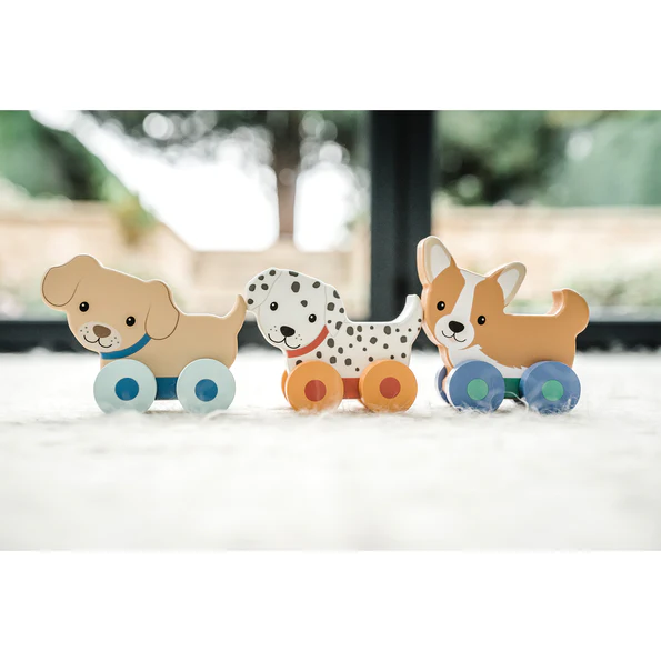 Orange Tree Toys Puppy Push Toys Set of 3