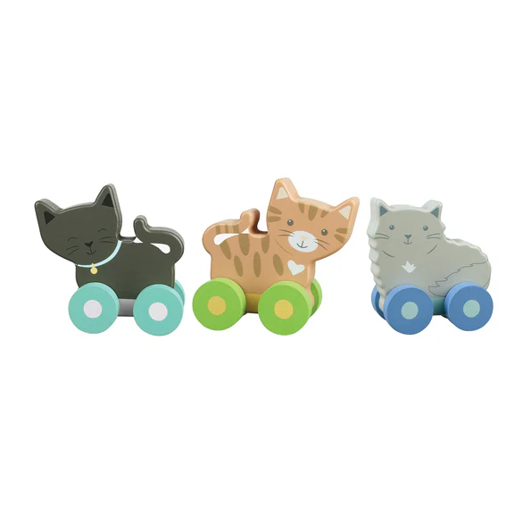 Orange Tree Toys Kitty Push Toys Set of 3
