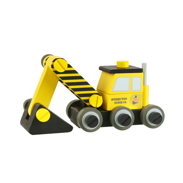 Orange Tree Toys Buildable Digger