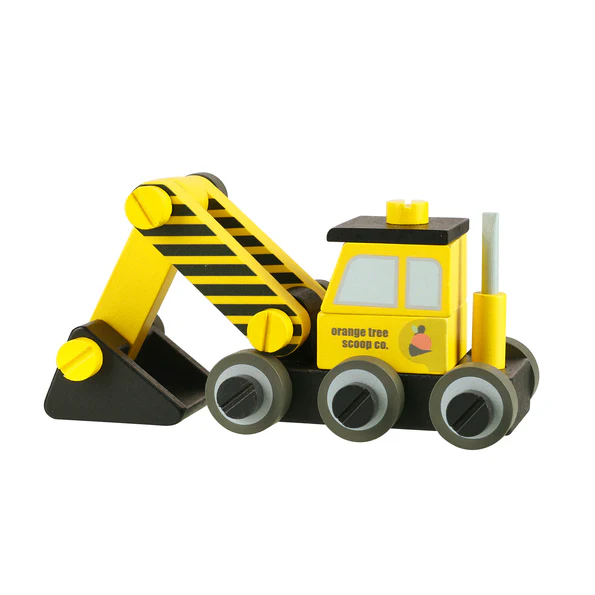 Orange Tree Toys Buildable Digger