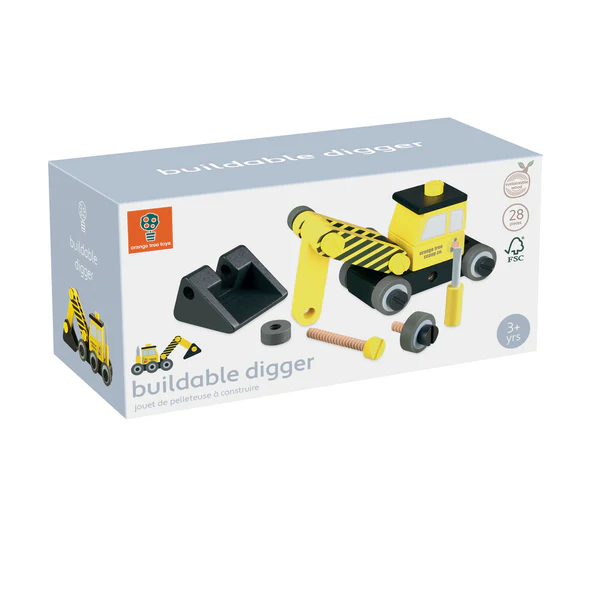 Orange Tree Toys Orange Tree Toys Buildable Digger