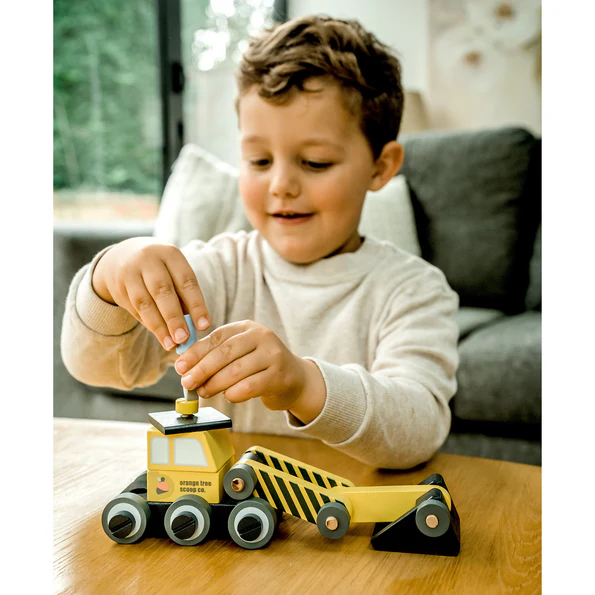 Orange Tree Toys Orange Tree Toys Buildable Digger