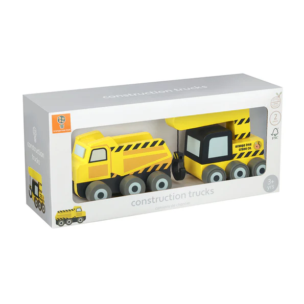 Orange Tree Toys Orange Tree Toys Construction Vehicles Set of 2
