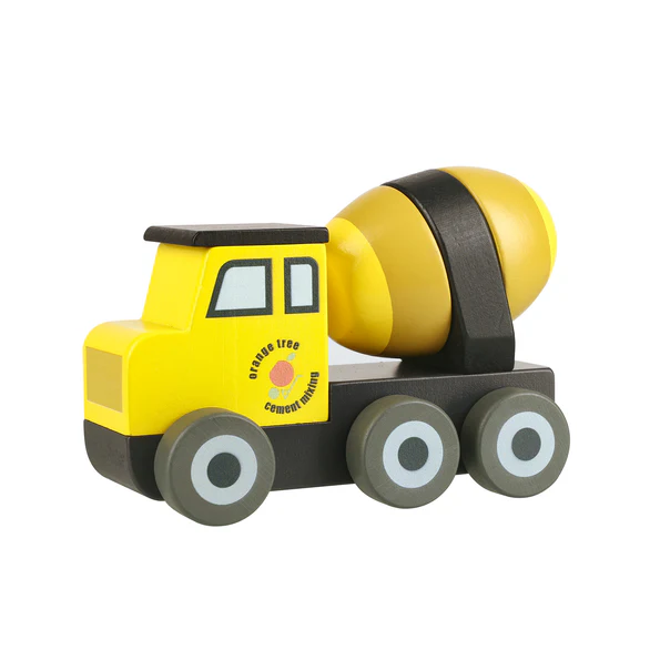 Orange Tree Toys Cement Mixer Truck