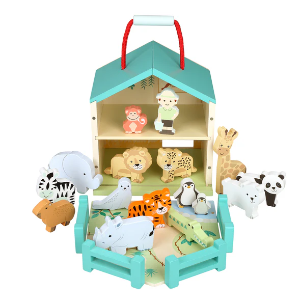 Orange Tree Toys Zoo Play Set