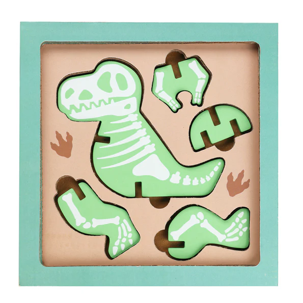 Orange Tree Toys T-Rex Dig Puzzle & 3D Model