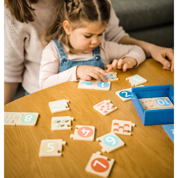 Orange Tree Toys Sea Life Number Puzzle In Box