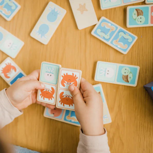 Orange Tree Toys Orange Tree Toys Sea Life Dominoes