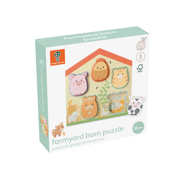 Orange Tree Toys Orange Tree Toys Farmyard Barn Puzzle