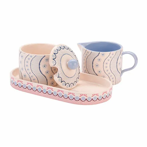 Cath Kidston Spitalfields Sugar & Milk Jug Set