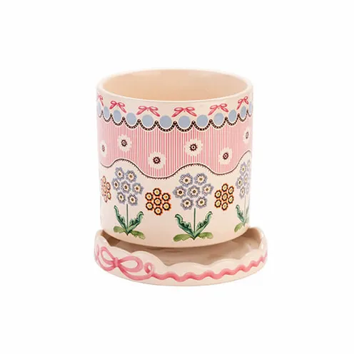 Cath Kidston Spitalfields Plantpot with Tray