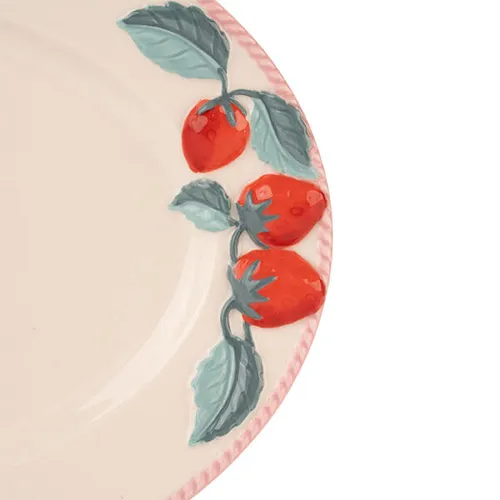 Cath Kidston Raspberry Ceramic Serving Bowl