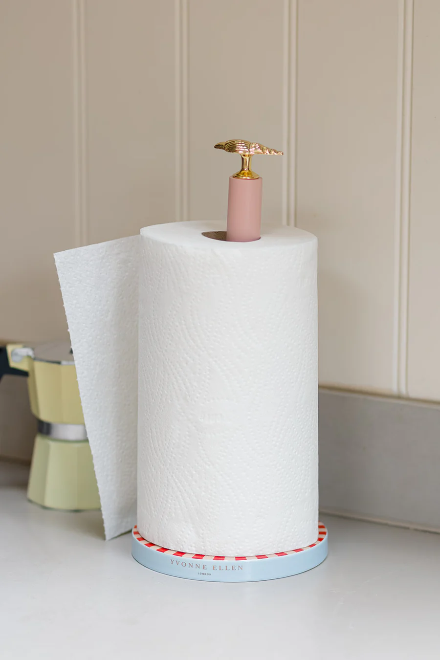 Yvonne Ellen Shell Kitchen Towel Holder