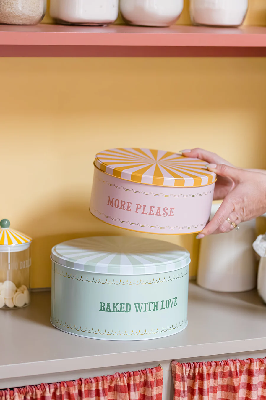 Yvonne Ellen Yvonne Ellen Slogan Cake Tins - Set of 2