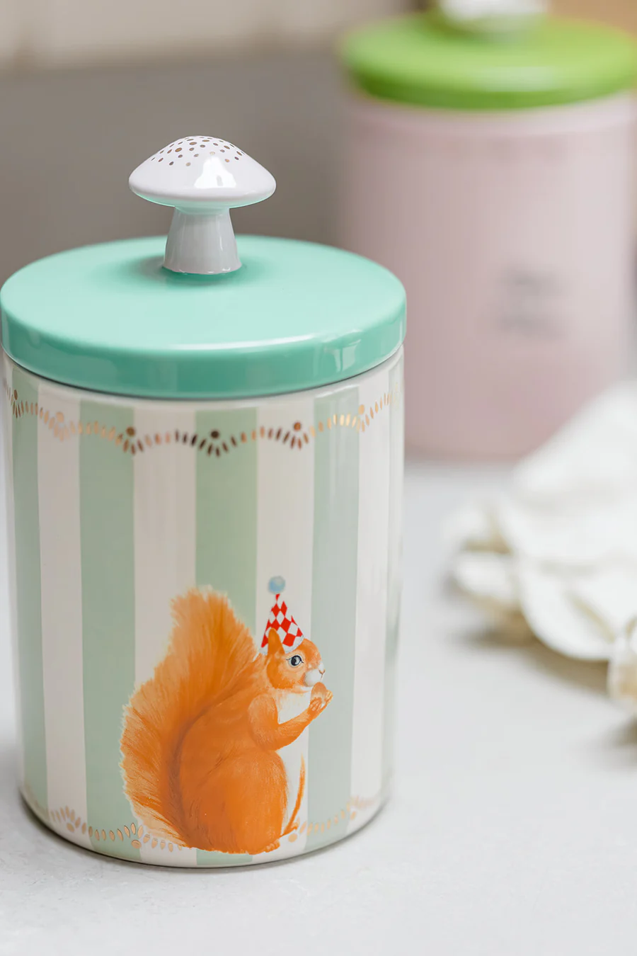 Yvonne Ellen Storage Jar Squirrel - Magic