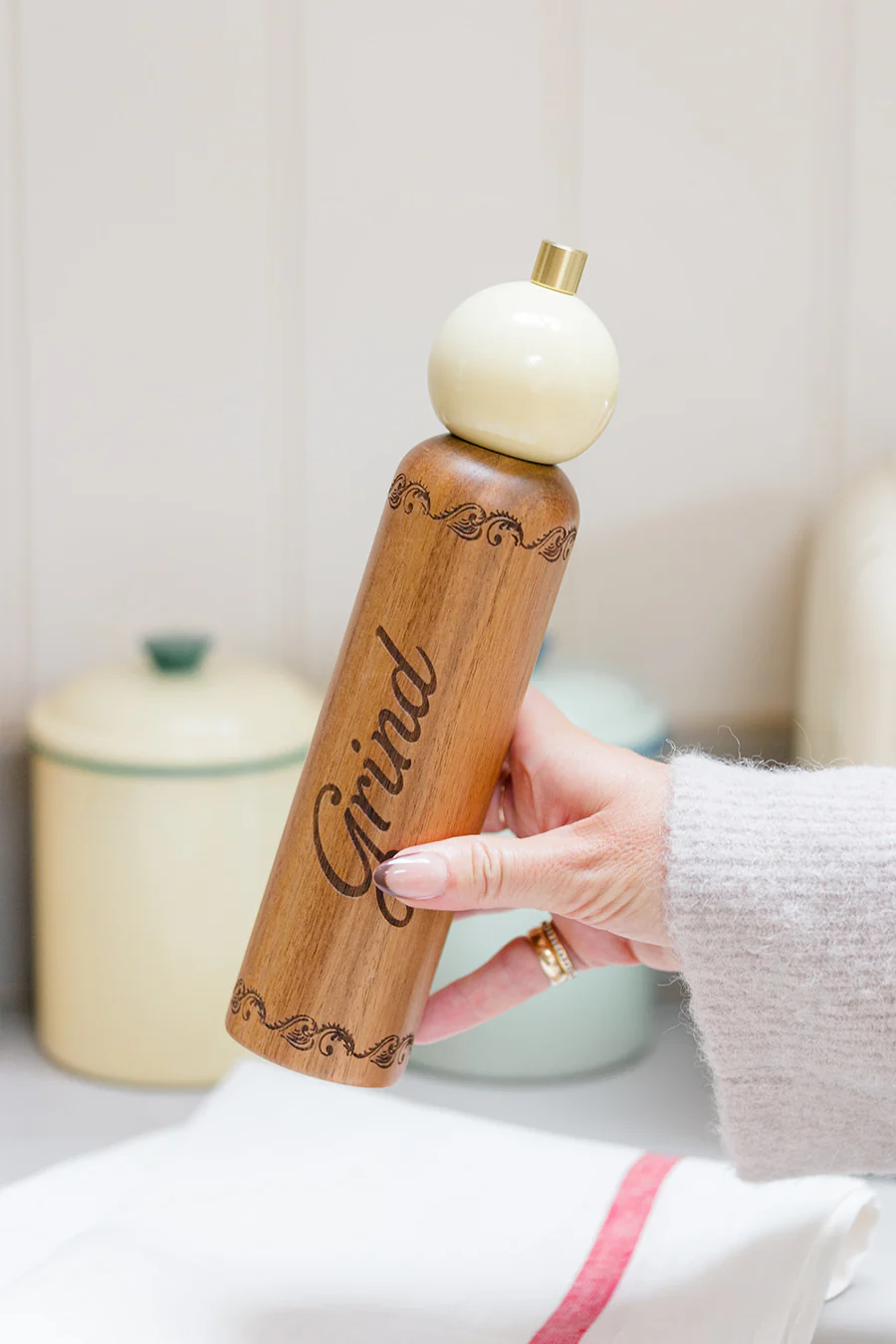 Yvonne Ellen Pepper Grinder Acacia Wood