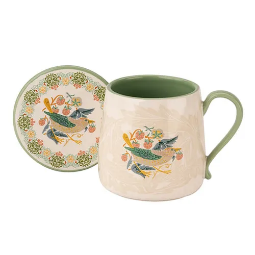 William Morris At Home Kitchen Garden Mug & Coaster Set