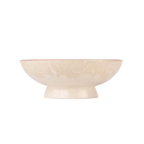 William Morris At Home Kitchen Garden Medium Footed Serving Bowl