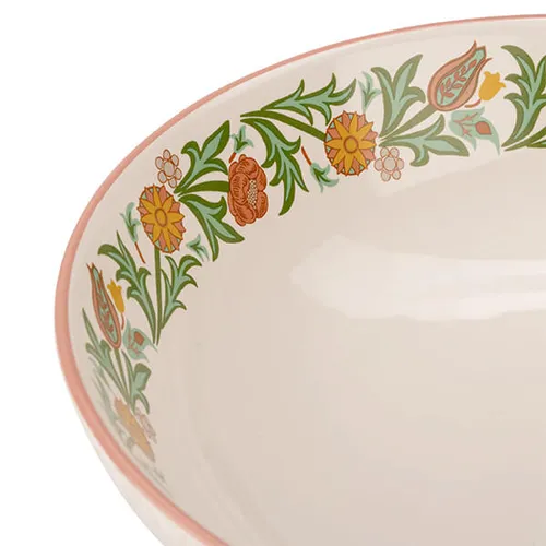 William Morris At Home Kitchen Garden Medium Footed Serving Bowl