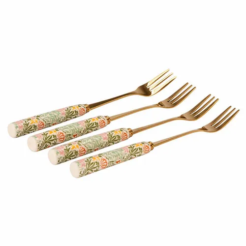 William Morris At Home Set of 4 Cake Forks