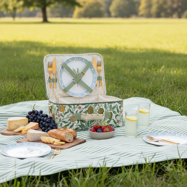 William Morris At Home Fruit 2 Person Picnic Cooler Bag
