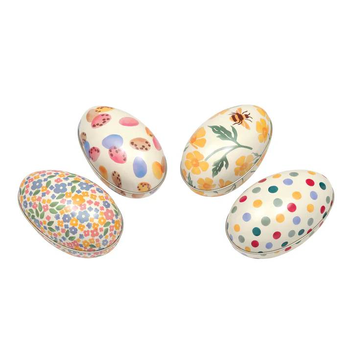 Emma Bridgewater Medium Egg Tin with Milk Chocolate Eggs 75g