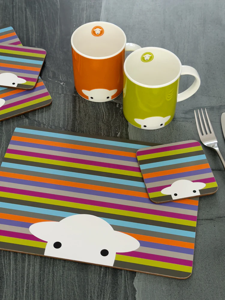 Herdy  Herdy Peep Stripe Tablemat Set of 4
