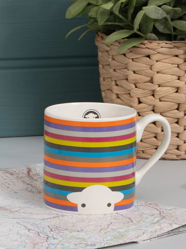 Herdy  Herdy Peep Stripe Mug