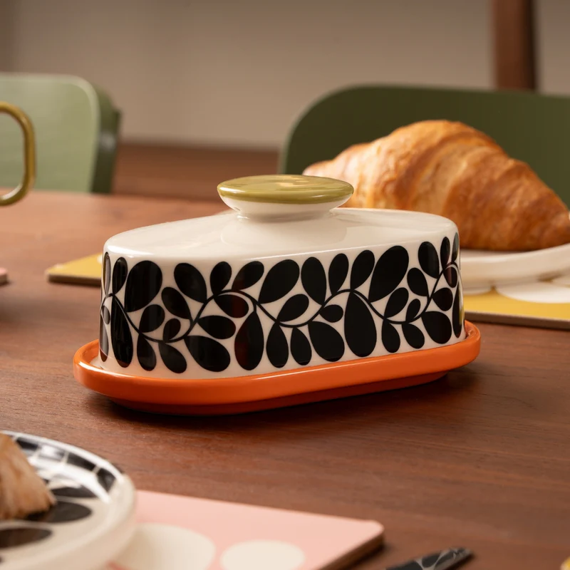 Orla Kiely Sycamore Stripe Butter Dish
