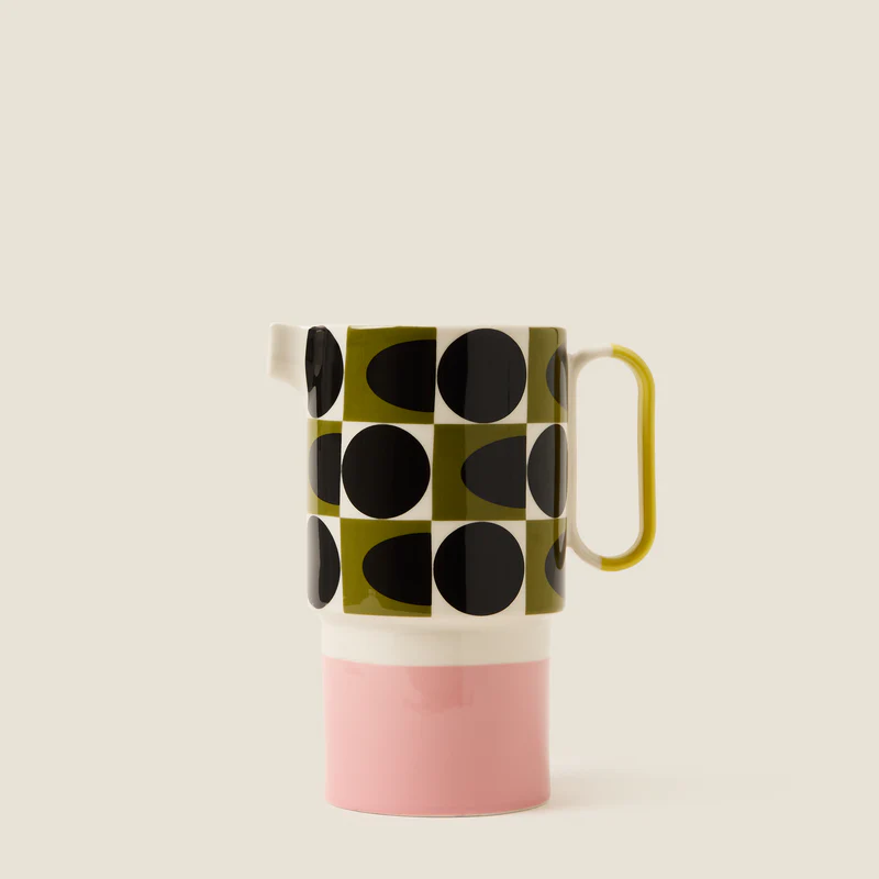 Orla Kiely Spot Square Oval Pitcher Jug