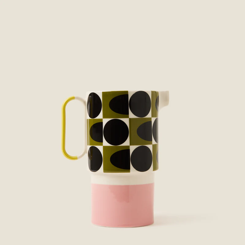 Orla Kiely Spot Square Oval Pitcher Jug