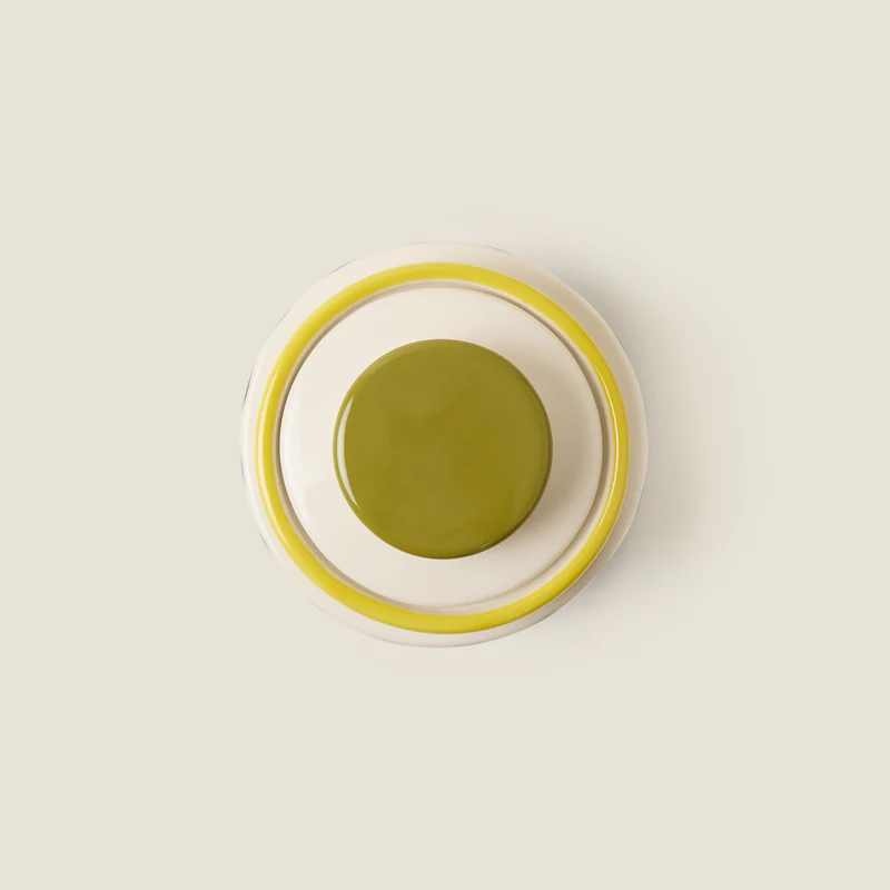 Orla Kiely Sycamore Storage Jar Retro Stripe Yellow
