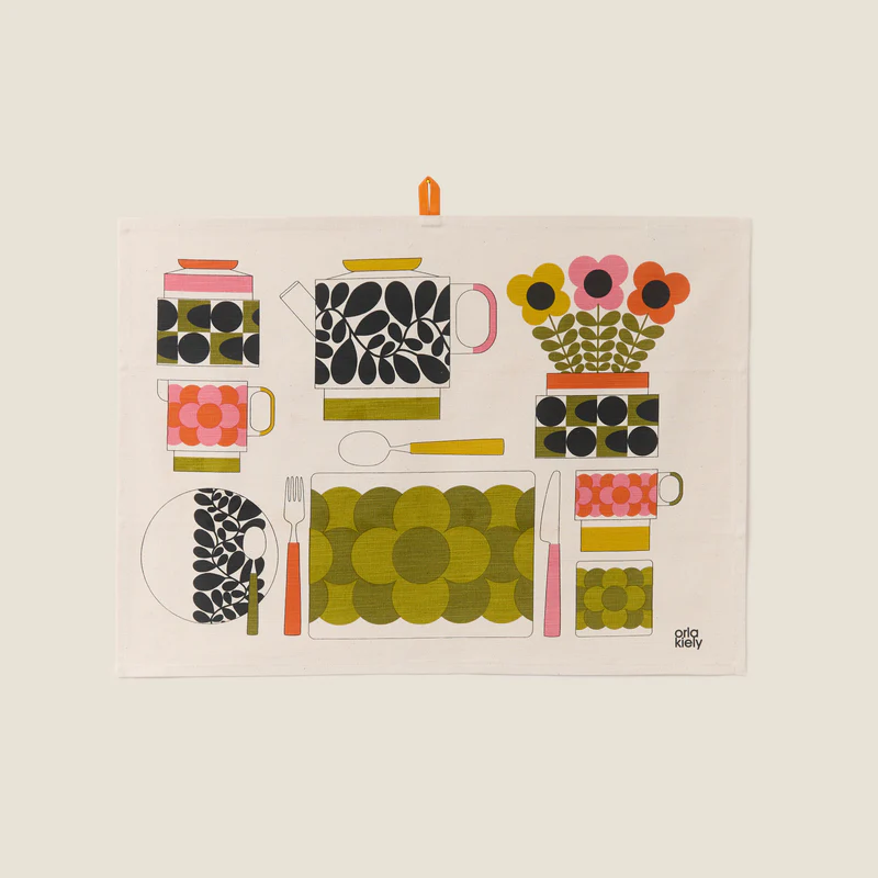 Orla Kiely Retro Stripe Tea Towels Set of 2