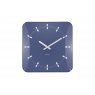 Karlsson Wall Clock Sucinto Dome Square - Navy Blue