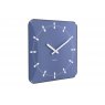Karlsson Wall Clock Sucinto Dome Square - Navy Blue