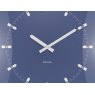 Karlsson Karlsson Wall Clock Sucinto Dome Square - Navy Blue