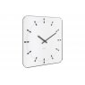 Karlsson Wall Clock Sucinto Dome Square - White
