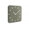 Karlsson Wall Clock Sucinto Dome Square - Luxury Green
