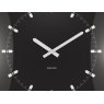 Karlsson Wall Clock Sucinto Dome Square - Black