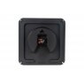 Karlsson Wall Clock Sucinto Dome Square - Black