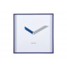 Karlsson Wall Clock Cool Retro Cuadrado - Cobalt Blue
