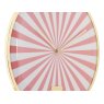 Karlsson Karlsson Wall Clock Candy Swirl Dome - Flamingo Pink & White