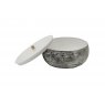 Present Time Storage Box Mosaic Marble - White