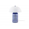 Leitmotiv Table Lamp Rayado Retro - Cobalt Blue