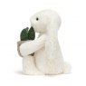 Jellycat Cream Bunny With Plant