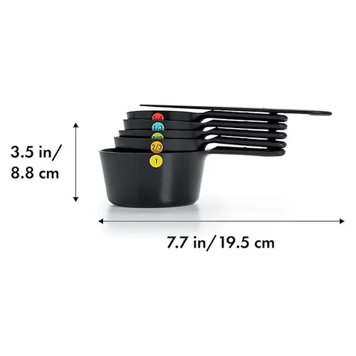 OXO Good Grips Set of 6 Plastic Snap Measuring Cups