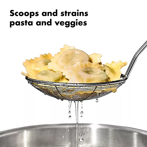 OXO Good Grips Scoop & Strain Skimmer