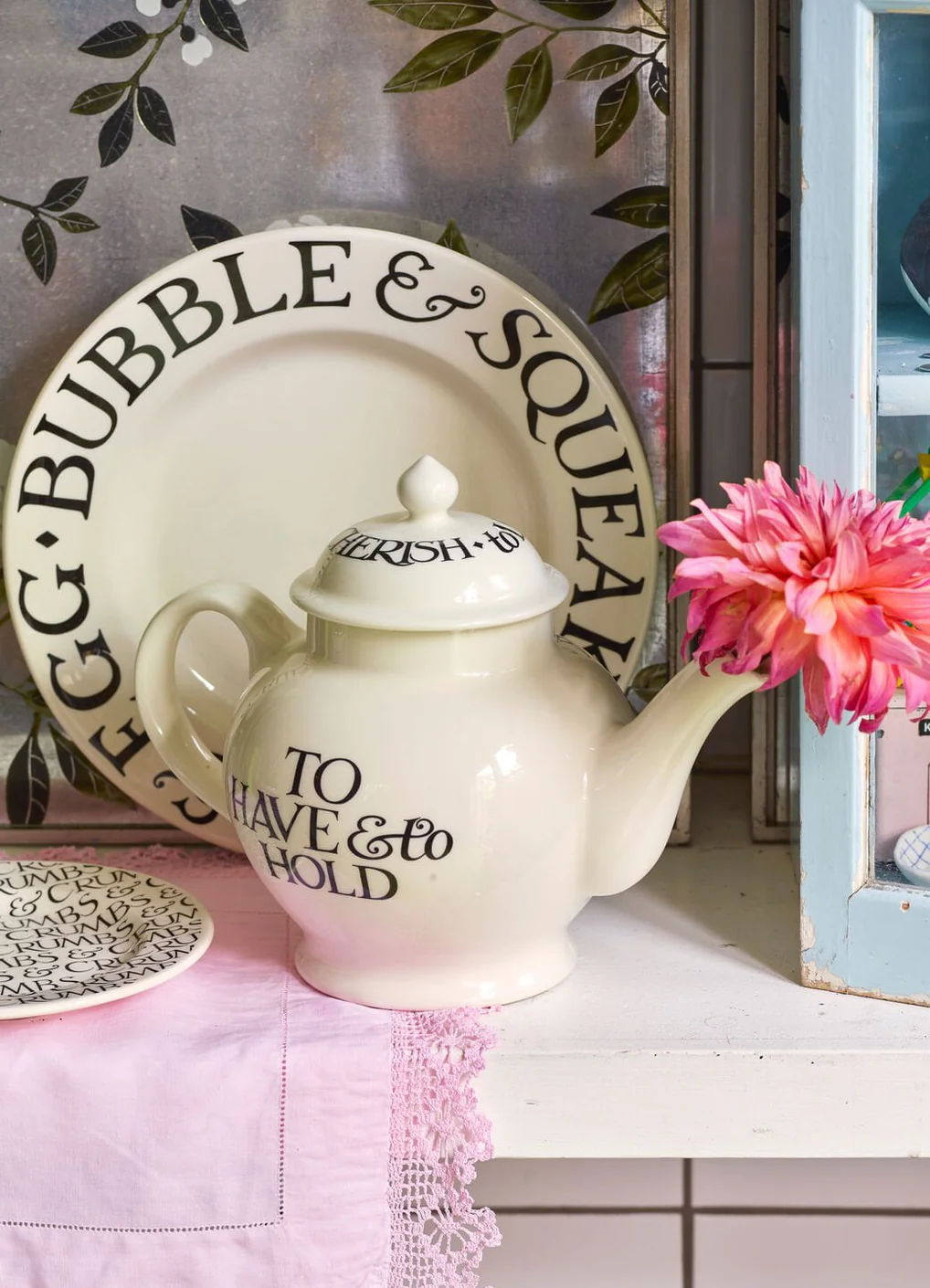 Emma Bridgewater Emma Bridgewater Black Toast Bacon & Egg Large Dinner Plate 10.5 Inch