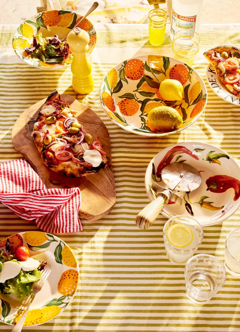 Emma Bridgewater Oranges & Lemons Medium Dinner Plate 8.5 Inch