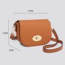 House of Milano Faux Leather Small Crossbody Bag